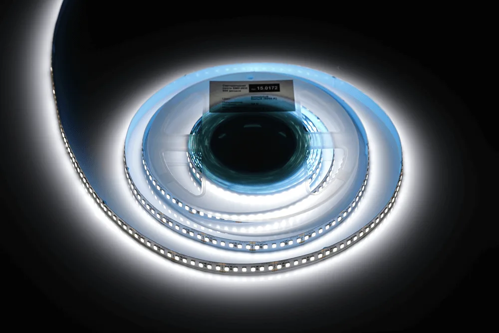 ЛЕНТА светодиодная AQ LED-LINE 2835 180 LED/м 24V 14,4W/м 10 мм IP20 холодный белый 5 м