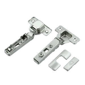 Петля накладная AQ Clip с пружиной обратного действия (с заглушками)