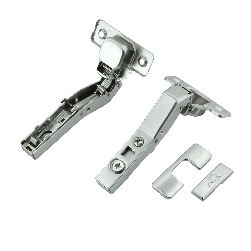 Петля +45 внутренняя AQ Clip с эксцентриком с доводчиком (с заглушками)