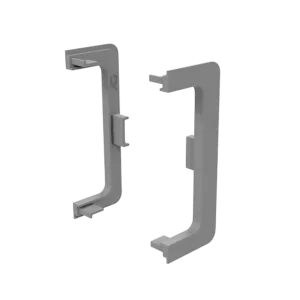 Заглушка контурная универсальная для горизонт. C-образного профиля AQ Gola-X алюминий