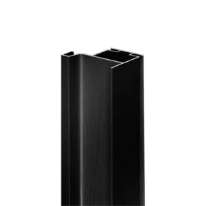 Профиль вертикальный AQ Gola-X L-формы ДСП 18мм 5000 мм черный брашированный