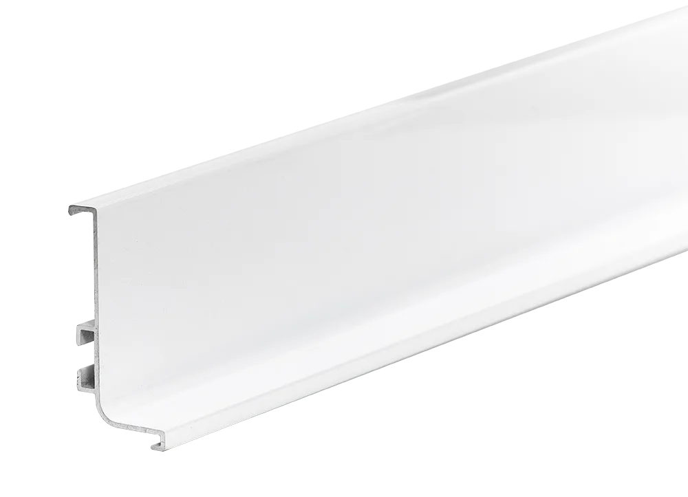 Профиль горизонтальный AQ Gola-X L-формы 5000 мм белый глянец