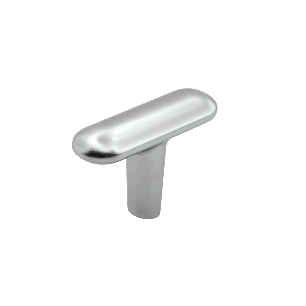 Ручка-кнопка AQ Polis сталь брашированная