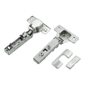 Петля накладная AQ Clip без пружины (с заглушками)