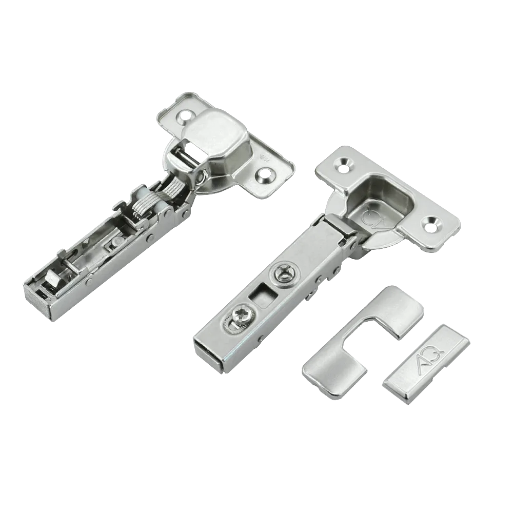 Петля накладная AQ Clip без пружины (с заглушками)