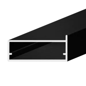 Профиль для фасадов AQ FRAME Z-12 5600 мм черный брашированный