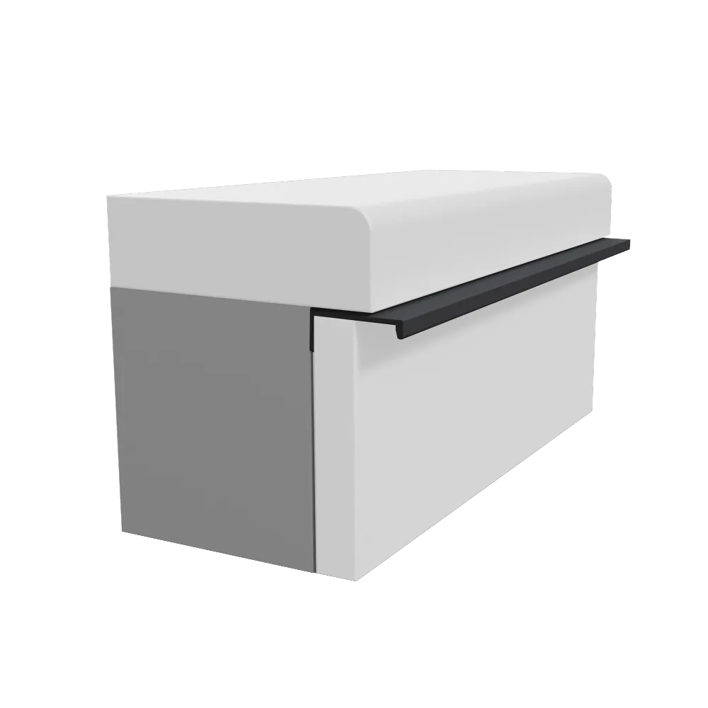 Ручка-профиль AQ i-line 5000 мм алюминий