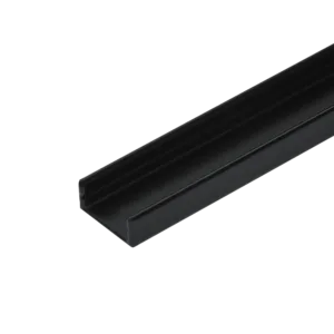 Профиль накладной AQ FORM для LED лент 16х7 2 м  черный