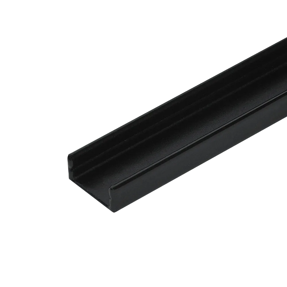 Профиль накладной AQ FORM для LED лент 16х7 2 м  черный