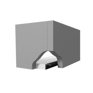 Ручка-профиль AQ Gola-X для верхней базы ДСП 16мм 5000 мм белый матовый
