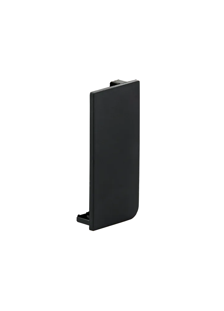 Заглушка глухая правая для горизонт. L-образного профиля AQ Gola-X черный