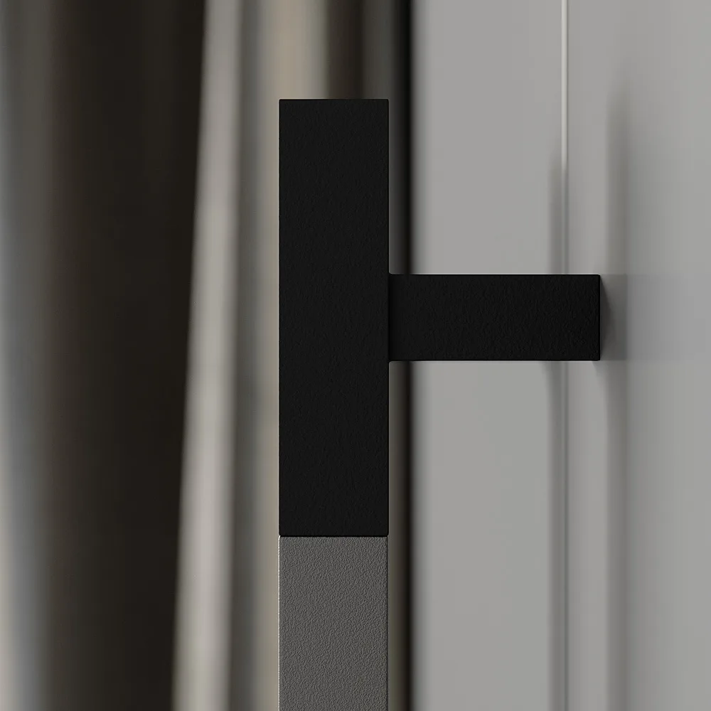 Ручка AQ Twil L=1000 графит+черный матовый