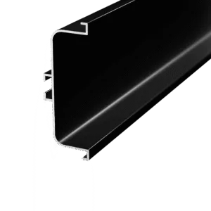 Профиль горизонтальный AQ Gola-X С-формы 5000 мм черный