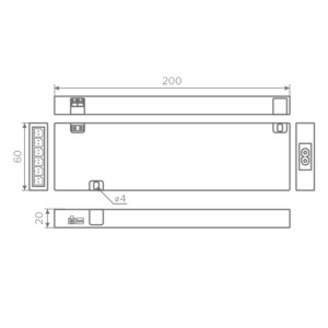 Блок питания AQ CLIX  220V/12V IP20 100W