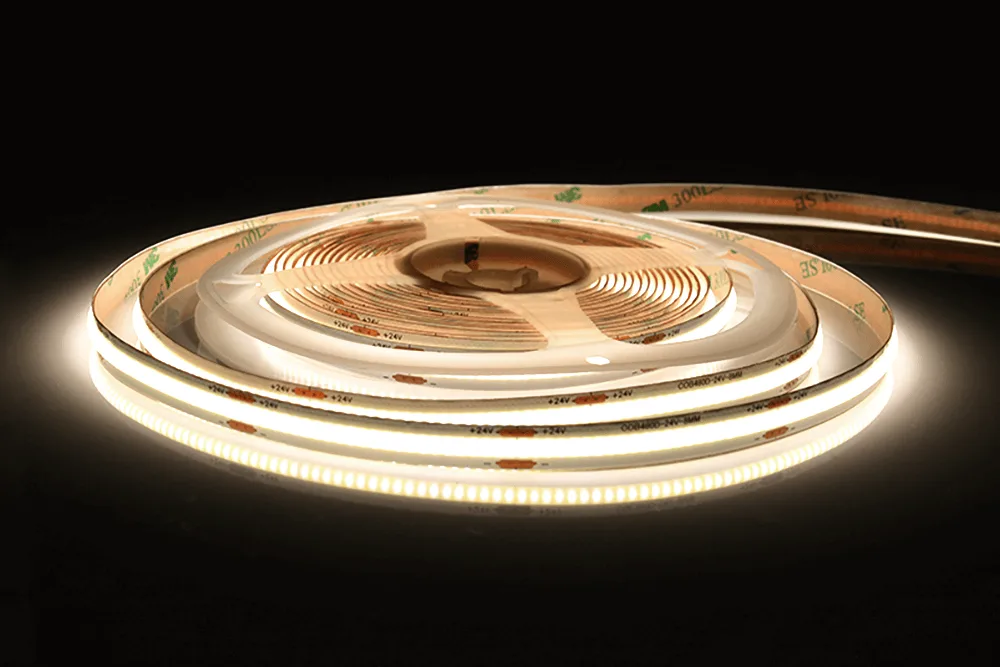 ЛЕНТА светодиодная AQ LED-LINE COB 480 LED/м 24V 14W/м 8 мм IP20 нейтральный  белый 5 м (15.0030)