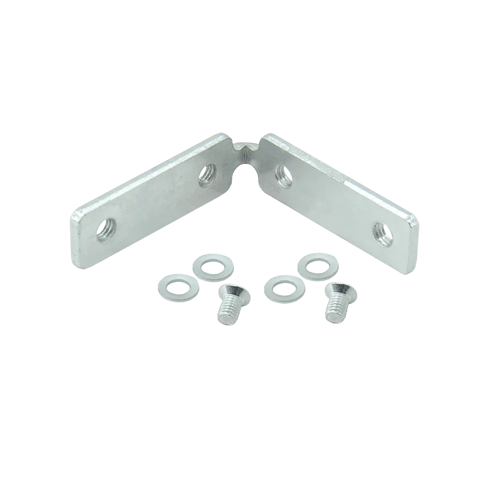 Крепежный уголок для профиля AQ Gola-X (1 уголок + 2 винта + 4 шайбы)