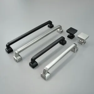 Ручка-кнопка AQ Vega сталь брашированная