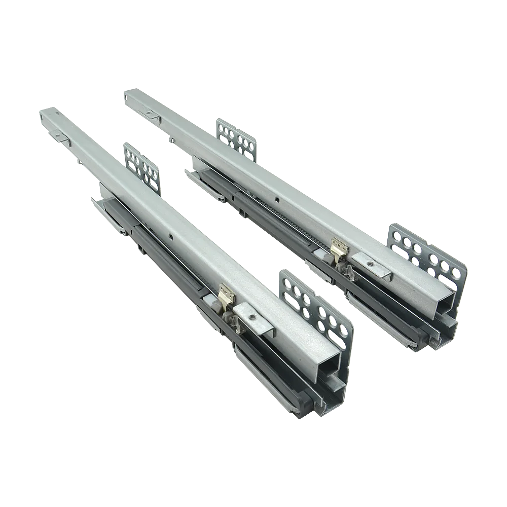 Направляющие скрытого монтажа с довод. для корзины AQ KARGO  правые