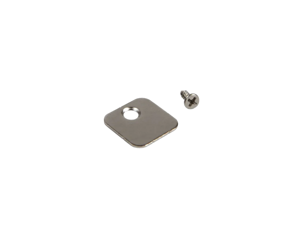 Ответная часть к AQ ONE-PUSH 20х20х1 мм под саморез цинк