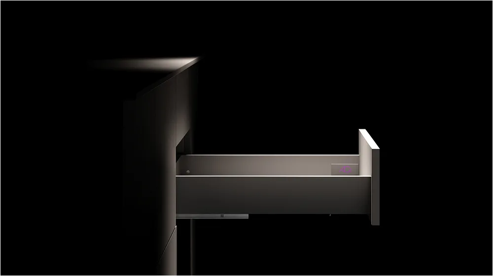 Ящик низкий AQ LineBox NL=300 H=88 графит