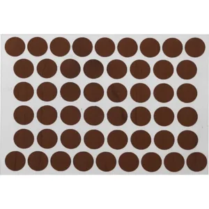 Заглушка самоклеящаяся д.14 мм 50шт. яблоня темная