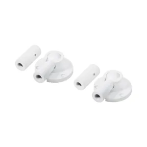 Заглушки (крепления) к светодиодной веревке, d16, тип 3 (1 компл = 2шт.), белый, AKS