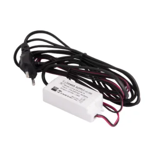 Блок питания Ultra 15W/12V с вилкой и миниконнектором (по 2 м), AKS