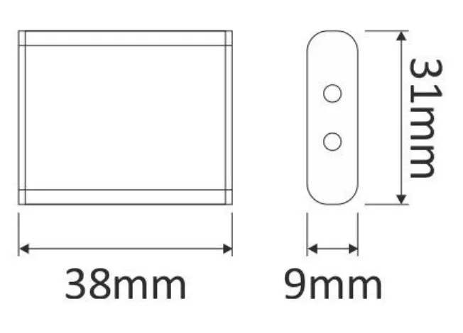 Выключатель бесконтактный на взмах, накладной, 12/24V, 36/72W, Move, HLT