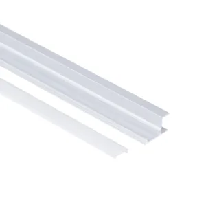 Профиль алюминиевый накладной/торцевой CAPELLA-3016A, с экраном, цвет алюминий, 2м (для 16 ДСП), AKS