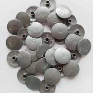 Заглушка под эксцентрик пластиковая 50 шт металлик