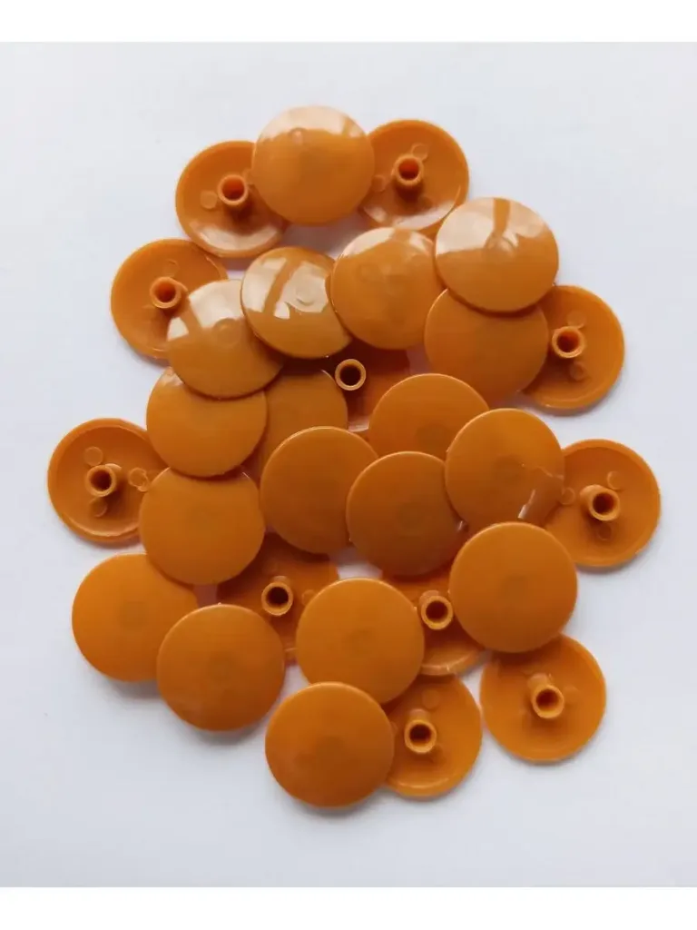 Заглушка под эксцентрик пластиковая 50 шт вишня