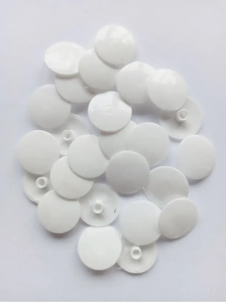 Заглушка под эксцентрик пластиковая 50 шт белый