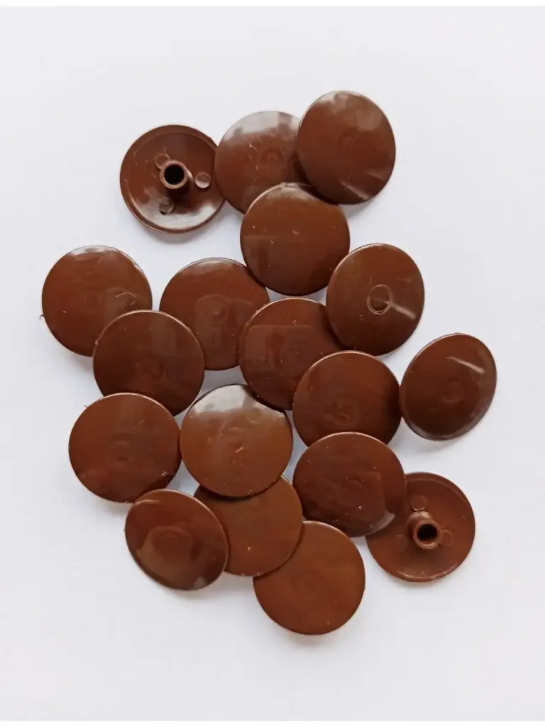 Заглушка под эксцентрик пластиковая 50 шт темно-коричневый