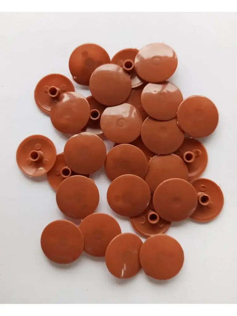 Заглушка под эксцентрик пластиковая 50 шт светло-коричневый