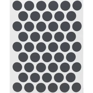 Заглушка самоклеящаяся д.14 мм 50шт. антрацит