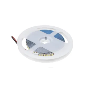 Лента светодиодная - 14,4W/m, 12V, 8мм, 2835, 180 д/м, IP20, холодный белый (6000K), 5м, AKS