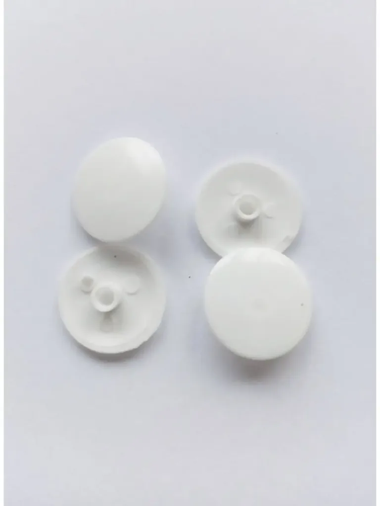 Заглушка под эксцентрик пластиковая 50 шт белый