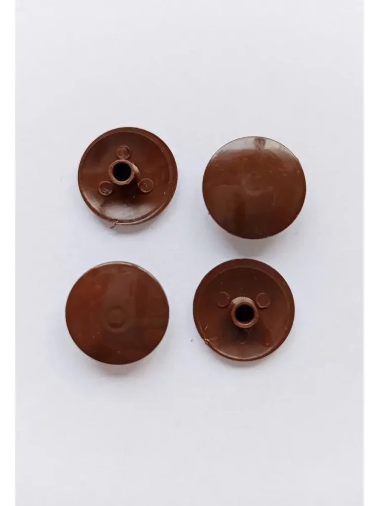 Заглушка под эксцентрик пластиковая 50 шт темно-коричневый