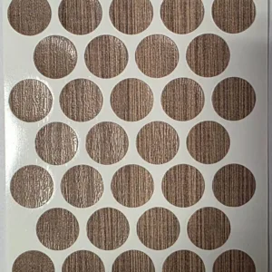 Заглушка самоклеящаяся д.18 мм 32шт. дуб галифакс табак