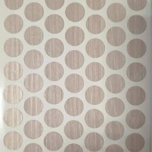Заглушка самоклеящаяся д.14 мм 50шт. акация лэйклэнд светлая