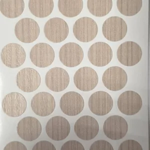 Заглушка самоклеящаяся д.18 мм 32шт. дуб винченца