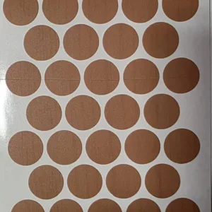 Заглушка самоклеящаяся д.18 мм 32шт. ольха