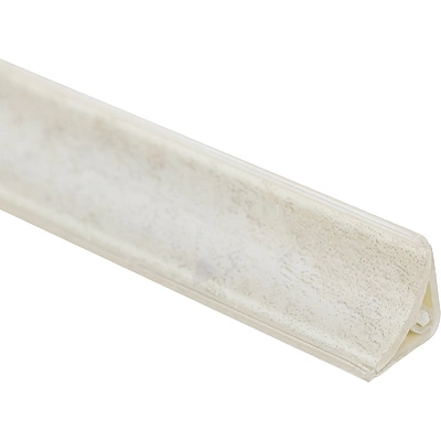 Плинтус кухонный 3 метра УЗКИЙ опал королевский светлый