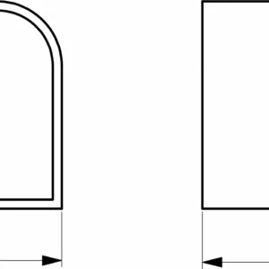Заглушка для гибкого неона 6*12мм, торцевая, AKS
