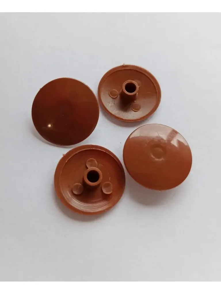 Заглушка под эксцентрик пластиковая 50 шт коричневый