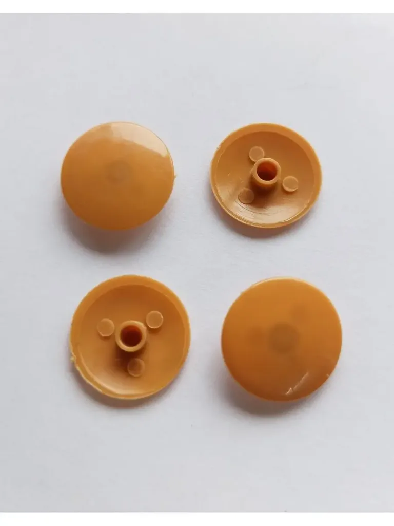 Заглушка под эксцентрик пластиковая 50 шт ольха светлая