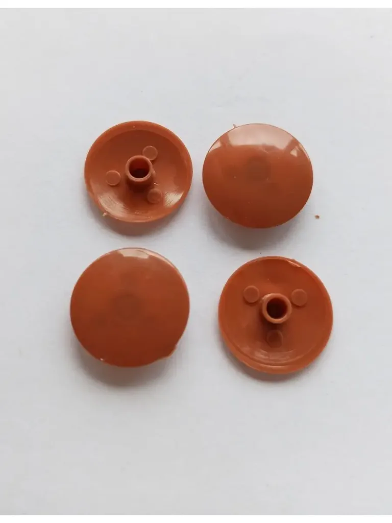 Заглушка под эксцентрик пластиковая 50 шт светло-коричневый