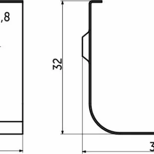 Держатель для углового профиля ORION-GREAT 3030Q и ORION-GREAT 3030C, AKS