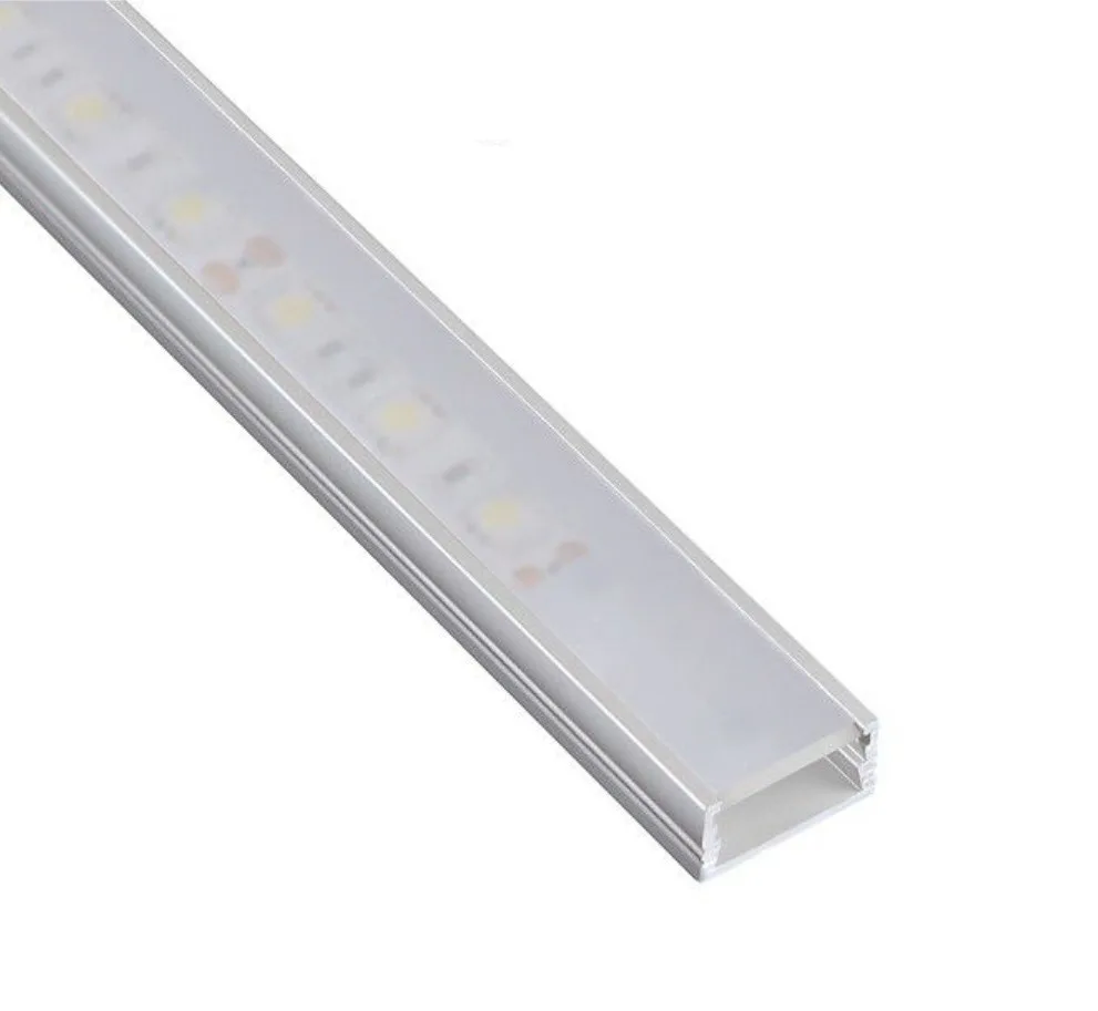 Профиль алюминиевый накладной Line Mini (Polarus Micro), серый, 2м, HLT