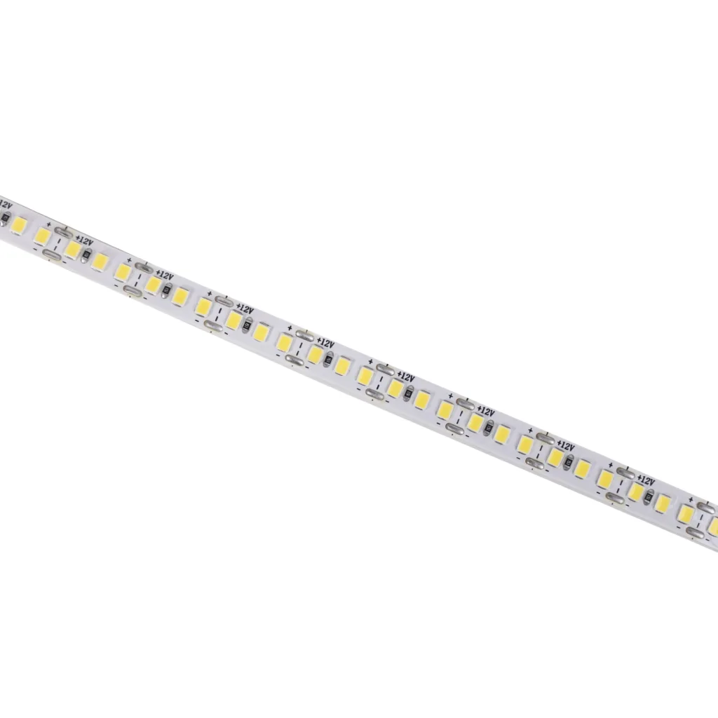 Лента светодиодная - 14,4W/m, 12V, 8мм, 2835, 180 д/м, IP20, нейтральный белый (4000K), CRI>80, 1600 Lm, 5м, AKS